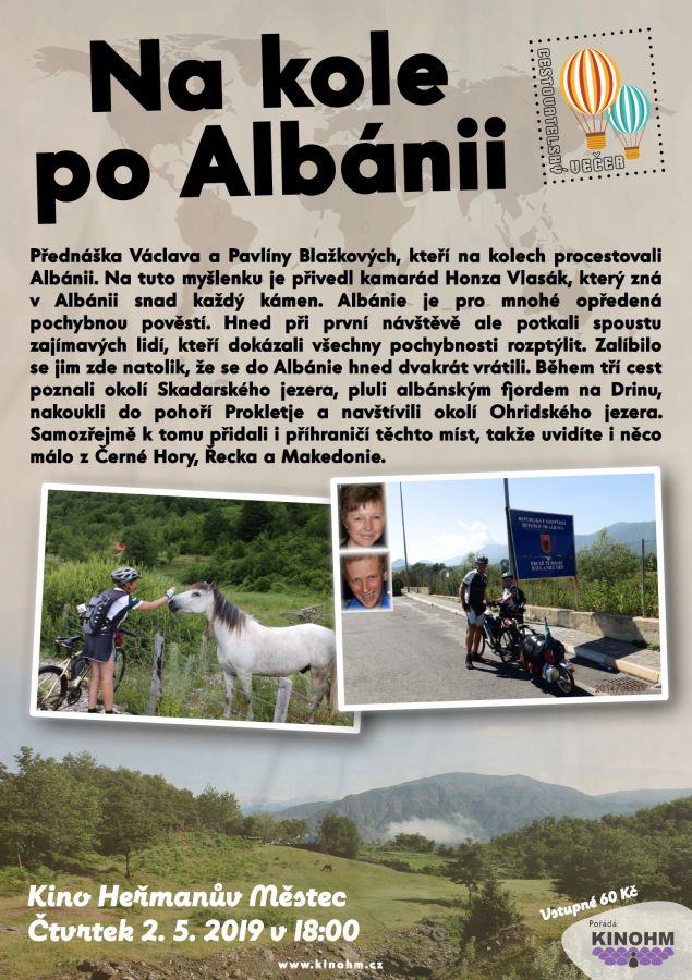 Na kole po Albánii