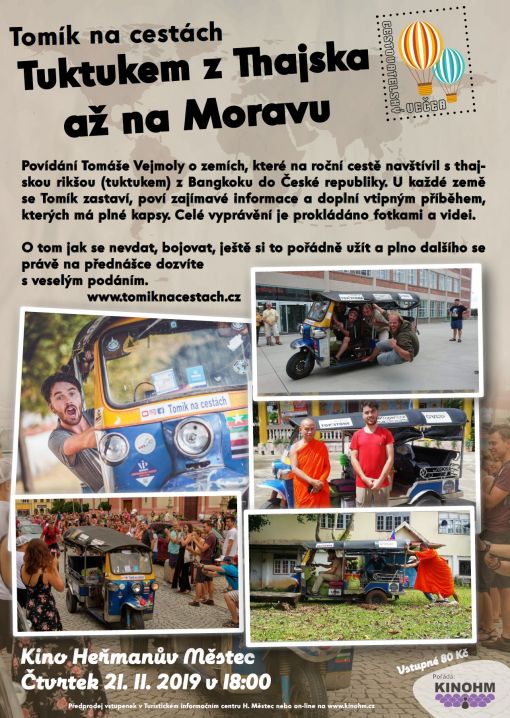 Tomík na cestách - Tuktukem z Thajska až na Moravu